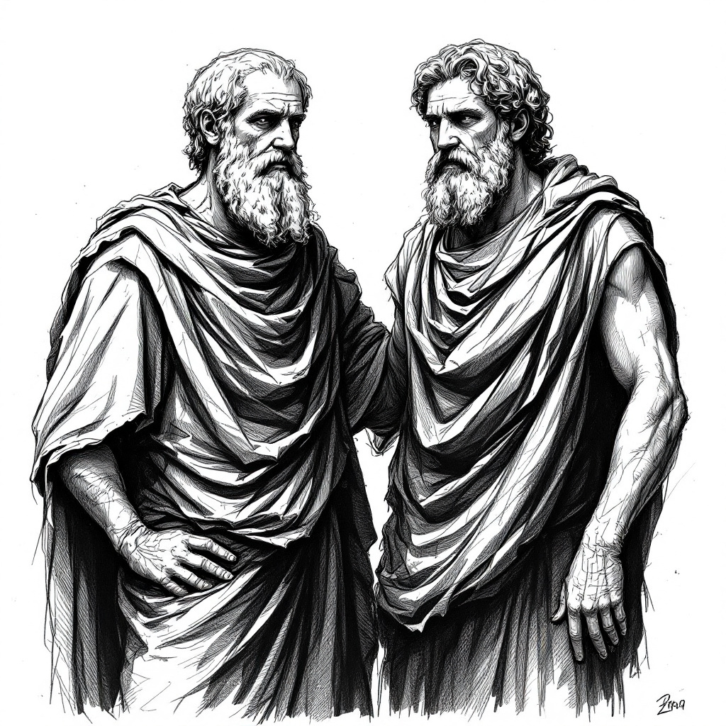 Plato and Aristotle